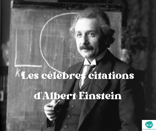 Citation Albert Einstein Sur Le Savoir Etude Generale Com